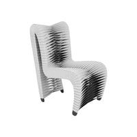 Gray & Black Seat Belt Dining Chair