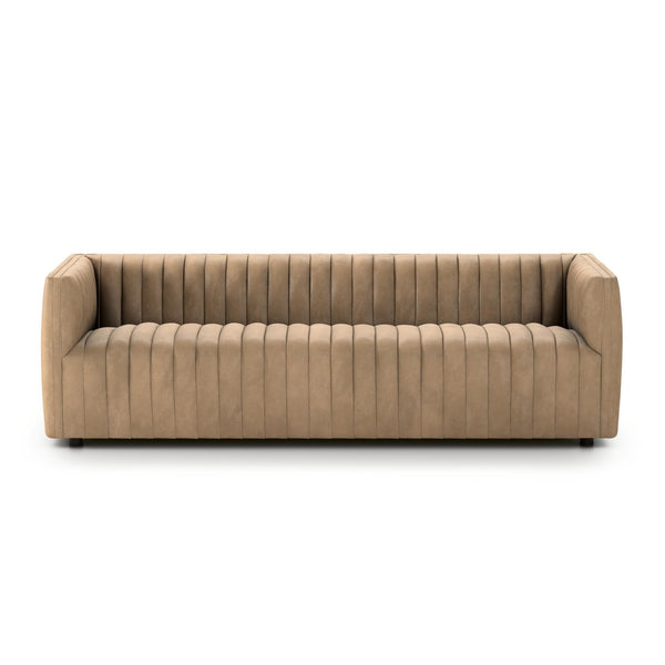 Aventura Camel Leather Sofa