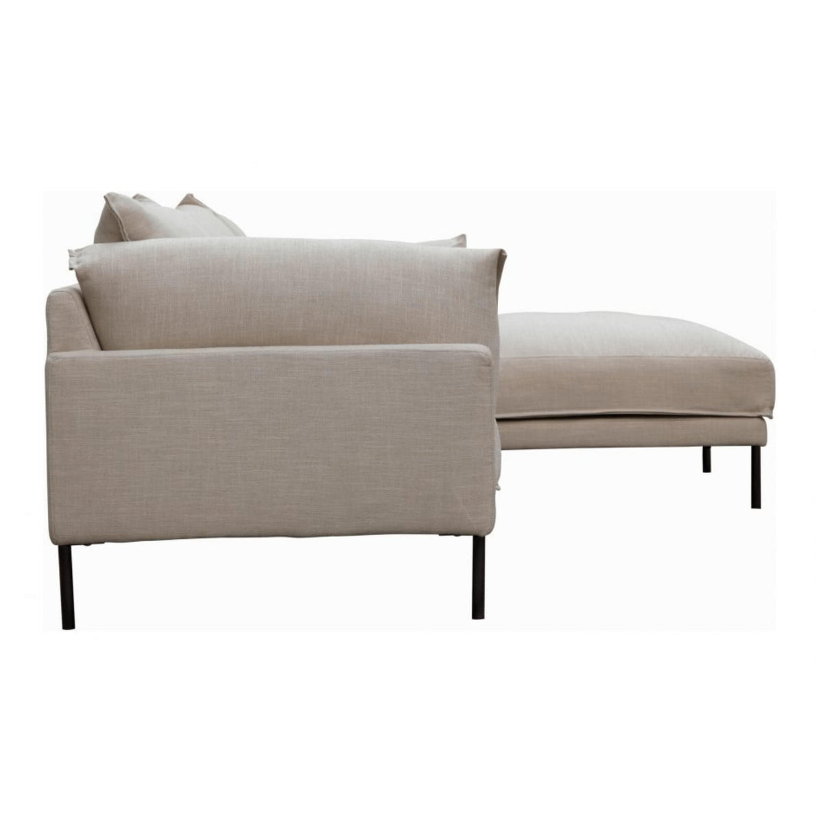 Jamara Sandy Beige Right Arm Sectional Sofa