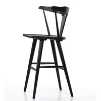 Rutherford Black Oak Bar & Counter Stools