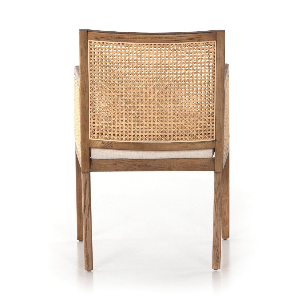 Arrington Natural Cane Dining Arm Chair