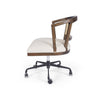 Arlyn Vintage Sienna & Cane Desk Chair