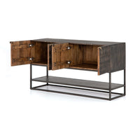 Kenzie Vintage Brown Small Media Console