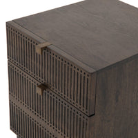 Kenzie Vintage Brown Filing Cabinet