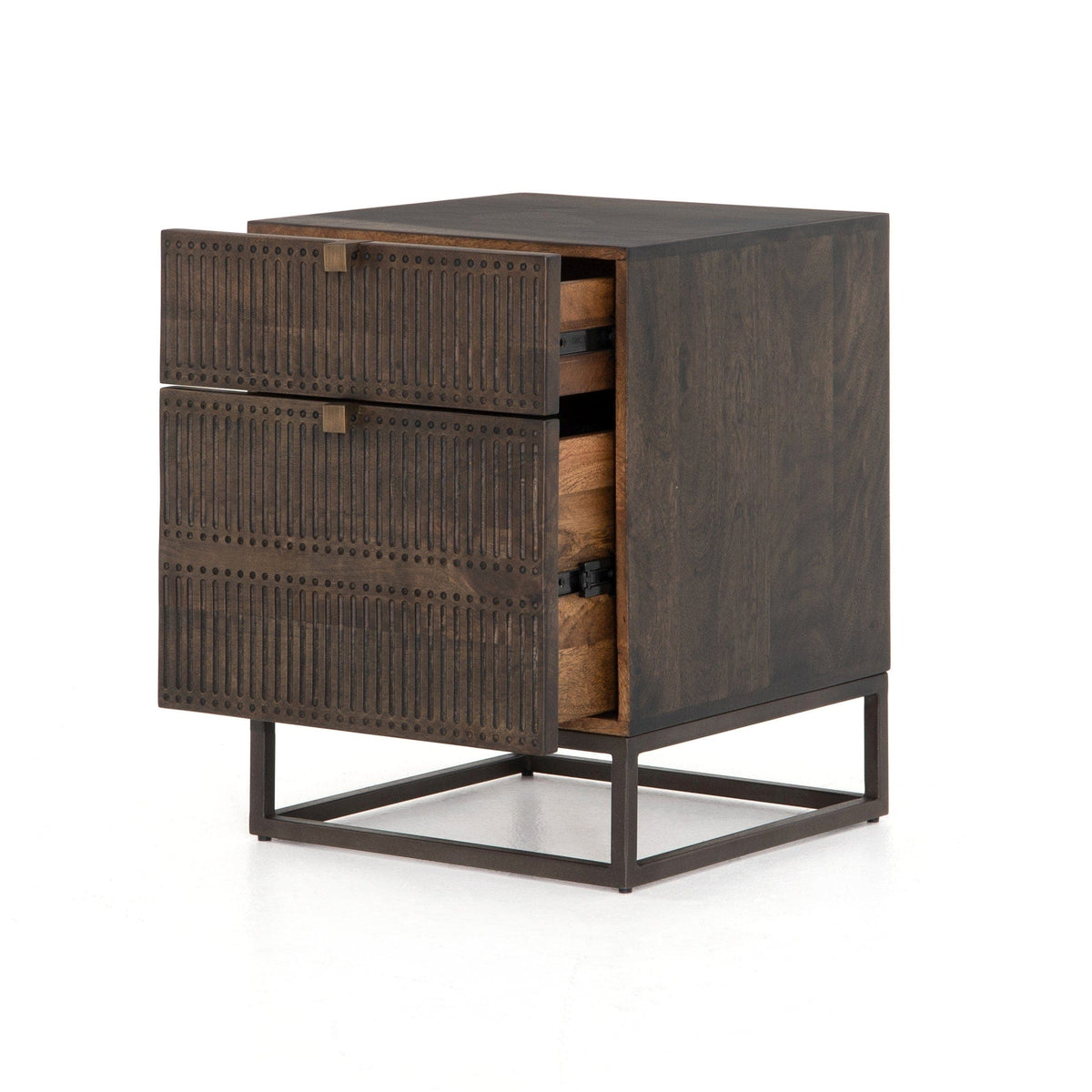 Kenzie Vintage Brown Filing Cabinet