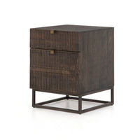 Kenzie Vintage Brown Filing Cabinet