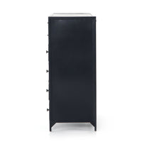 Bennett Black 8 Drawer Tall Dresser