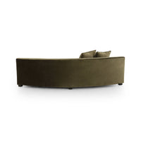 Lendry Olive Curved Sectional