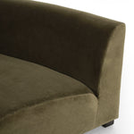 Lendry Olive Curved Sectional
