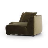 Lendry Olive Curved Sectional