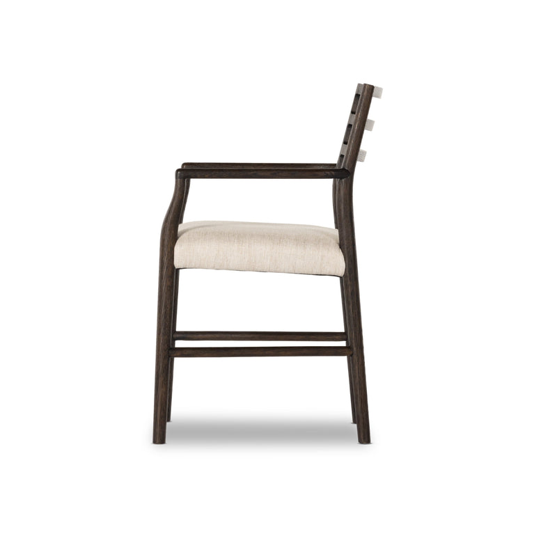 Glendale Light Carbon Dining Arm Chair