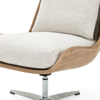 Blase Nobel Platinum Swivel Chair