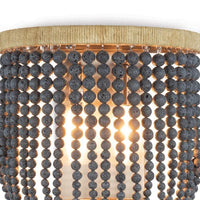 Milos Dark Blue Beaded Sconce