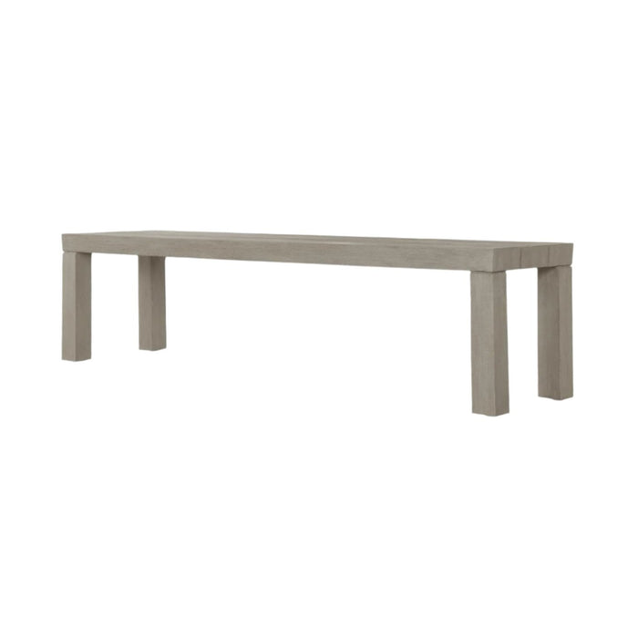 Secilia Grey Teak Outdoor Dining Bench