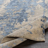 Arte Tan & Blue Hand Knotted Wool Rug