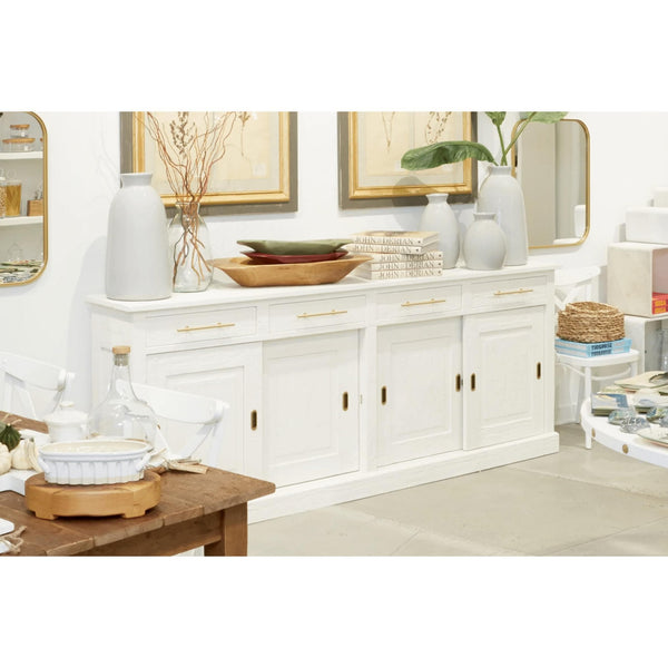 White Parisian Wood Sideboard