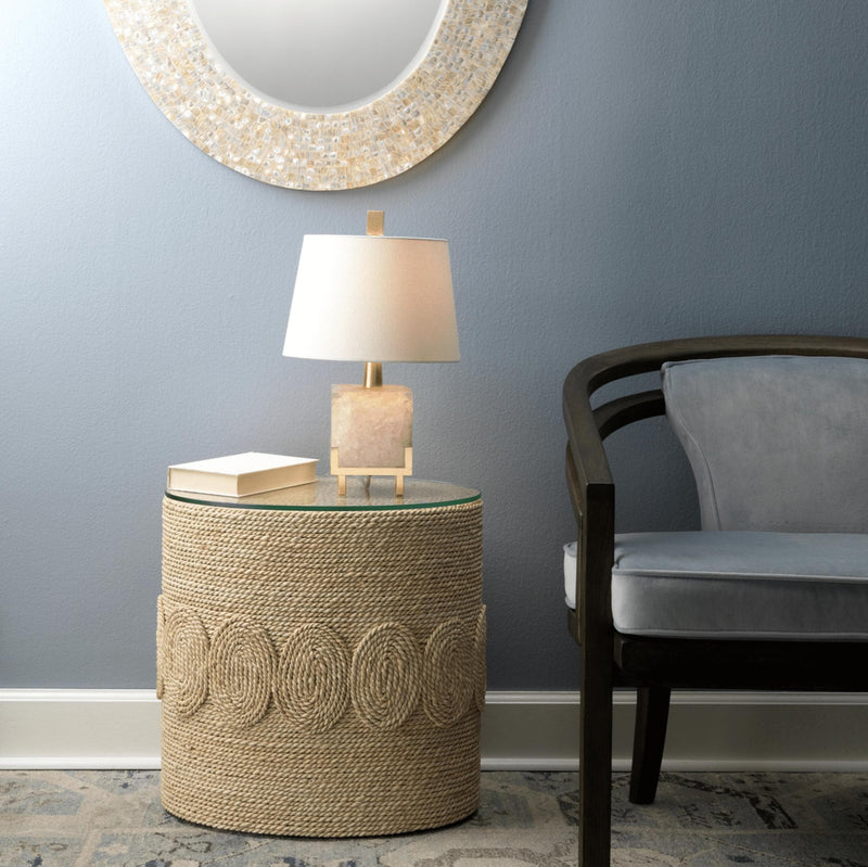 Barbados Rope Oval Side Table
