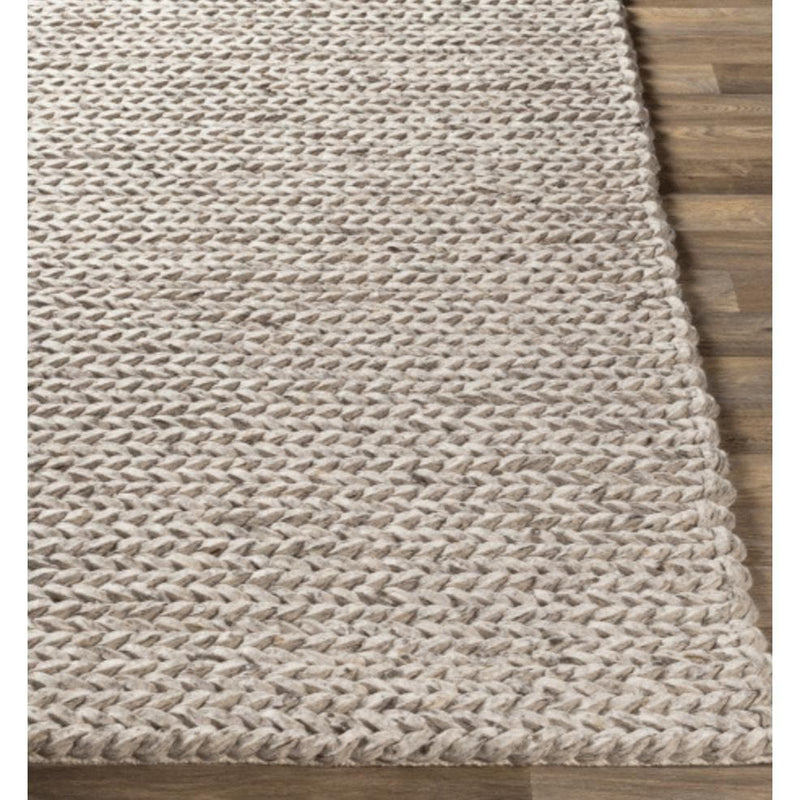 Anchorage Neutral Wool Hand Woven Rug