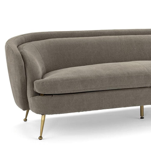 Paris Taupe Linen Sofa