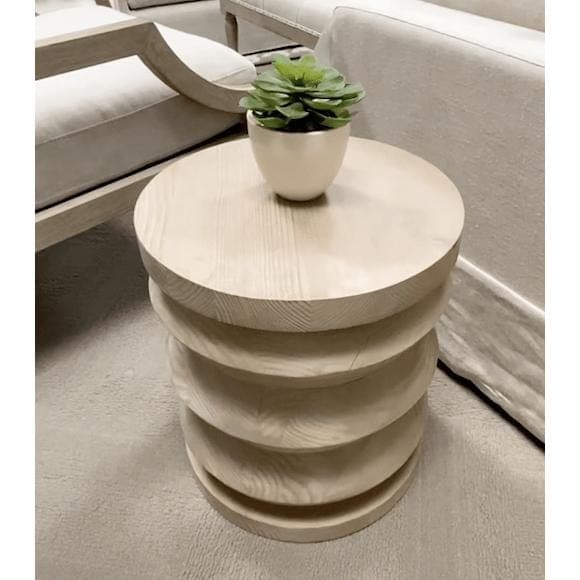 Peninsula Gray Pine Accent Table