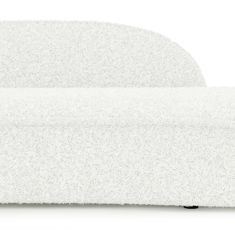 Claudette White Boucle Lounge Sofa