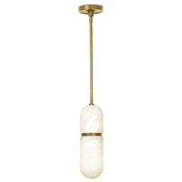 Salon Pendant Natural Brass