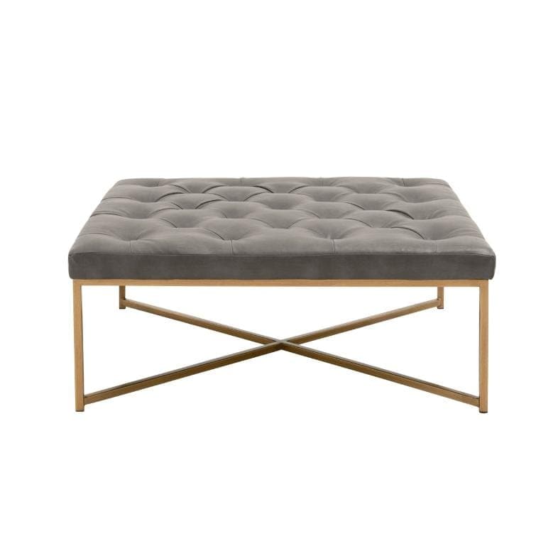Rhonda Gray Upholstered Square Coffee Table