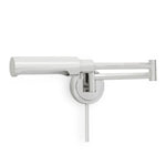 Noble Swing Arm Polished Nickel Sconce