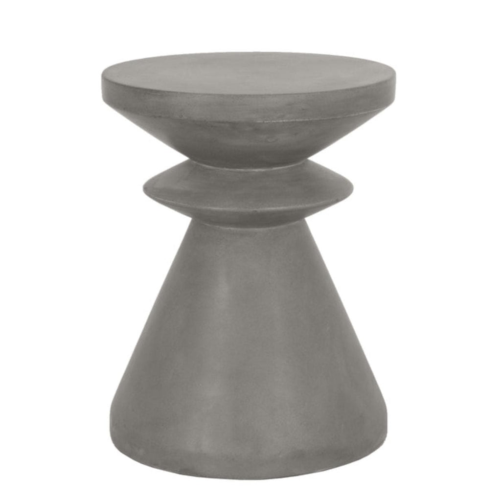 Poppie Gray Concrete Accent Table