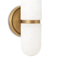 Salon Sconce Small Natural Brass