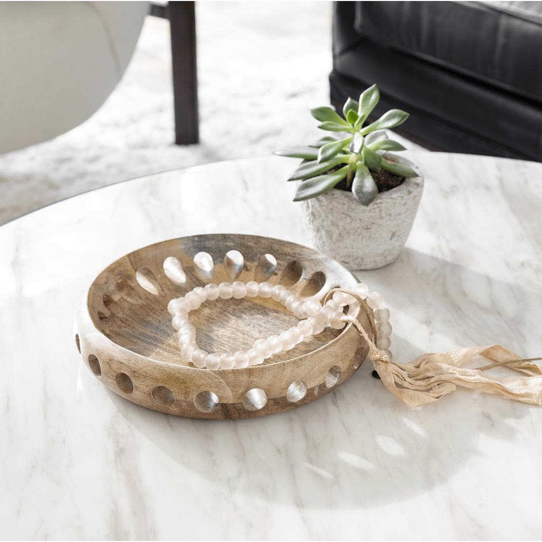 Savior Natural Wood Decorative Bowls