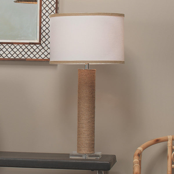 Cylinder Jute Rope Floor Lamp