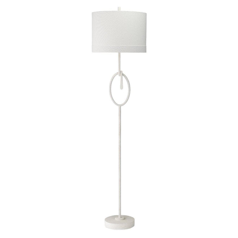 Knot Floor Lamp in White Gesso