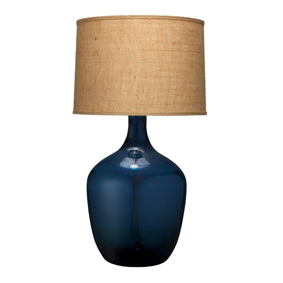 Navy Plum Jar Table Lamp