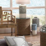 Harbor Side Table in Natural Seagrass