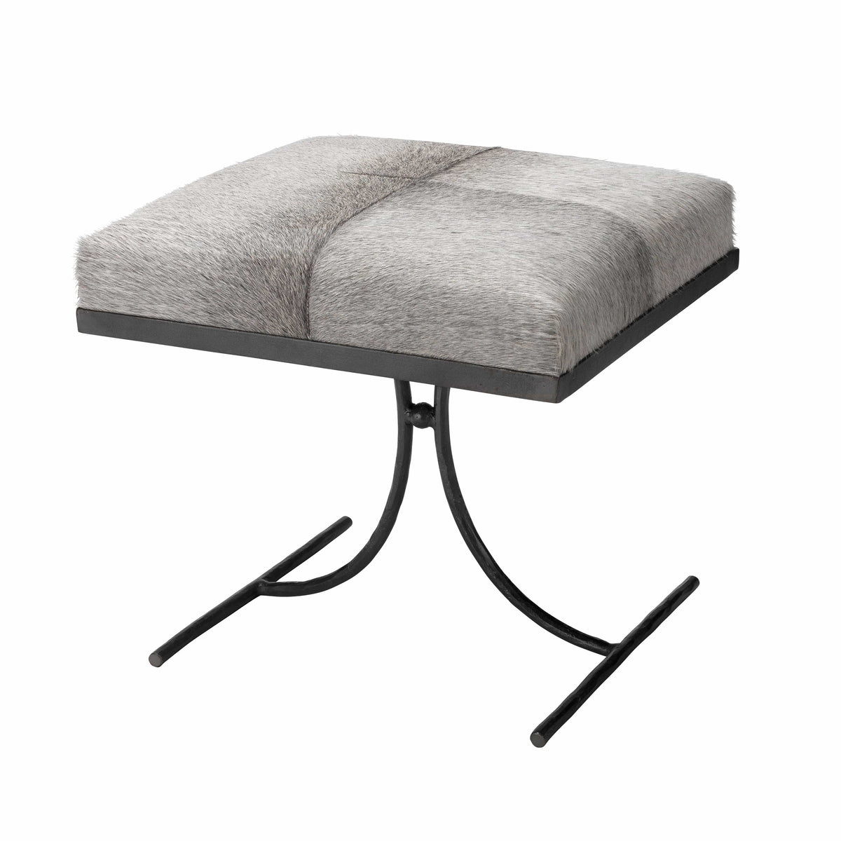 Kai Grey Hide Stool