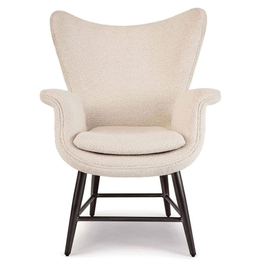 Geneva Creamy White Boucle Chair