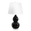 June Ceramic Table Lamp Black