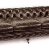 Chesterfield Vintage Argentinian Brown Leather Sofa