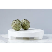 Bianca Medium White Round Trivet