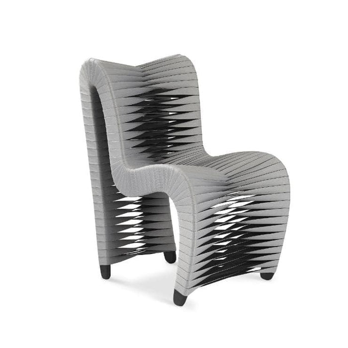 Gray & Black Seat Belt Dining Chair