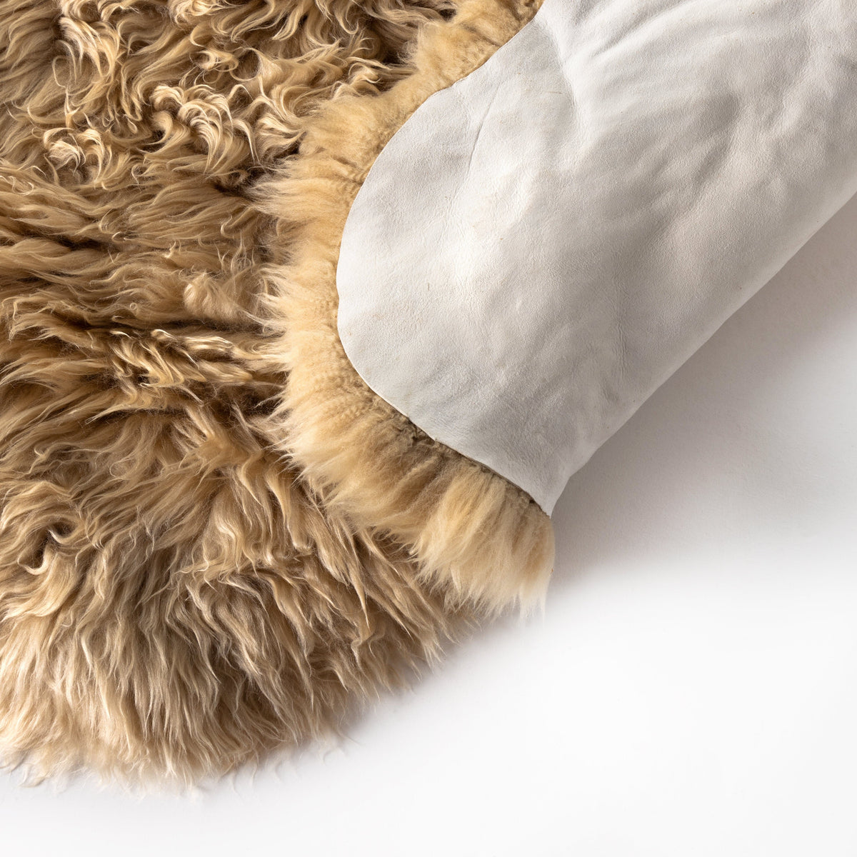 Beige Lambskin Rug