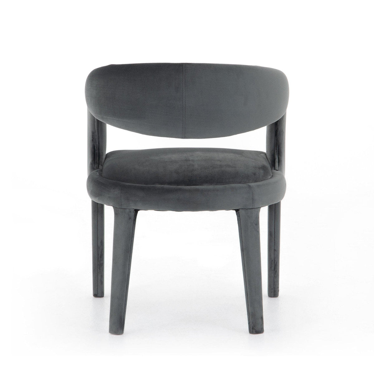 Hannah Charcoal Velvent Dining Chair