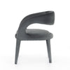 Hannah Charcoal Velvent Dining Chair
