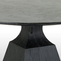 Regan Black Oak Dining Table