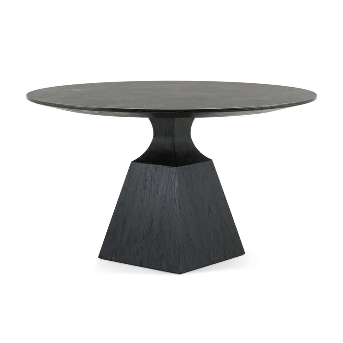 Regan Black Oak Dining Table