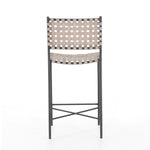Garrison Grey Leather Counter Stool