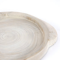 Tabor Ivory Round Tray