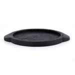 Tabor Carbonized Black Round Tray