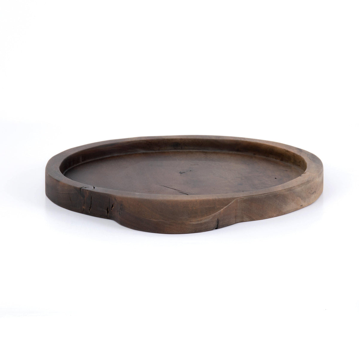 Tabor Ochre Round Tray